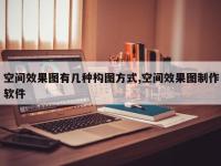 空间效果图有几种构图方式,空间效果图制作软件